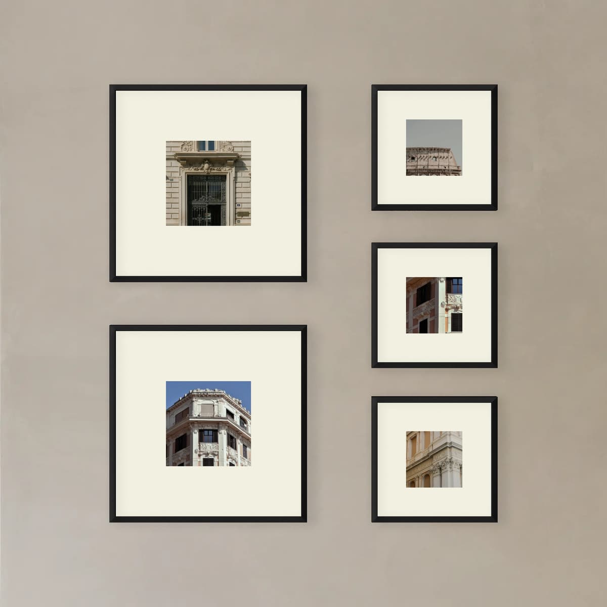 Photo wall 5 frames - Modern Geometry - main view