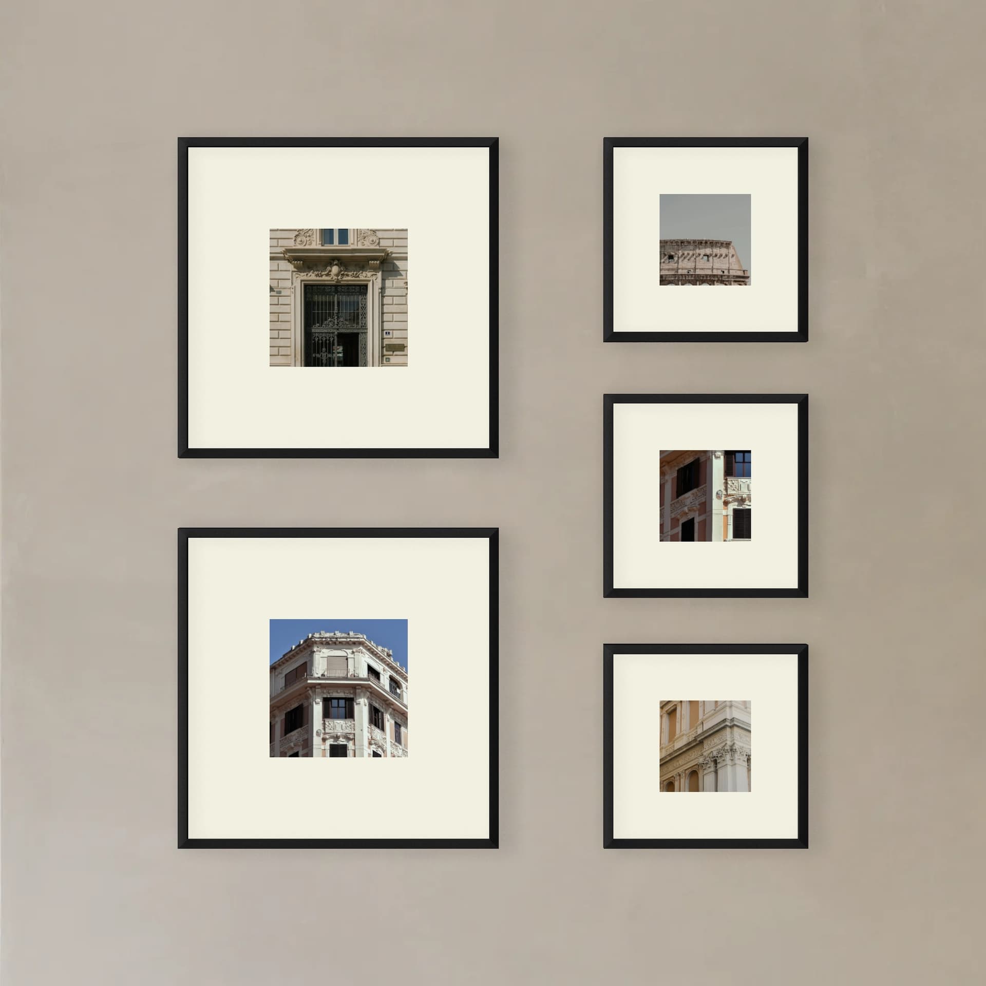 Photo wall 5 frames - Modern Geometry - main view