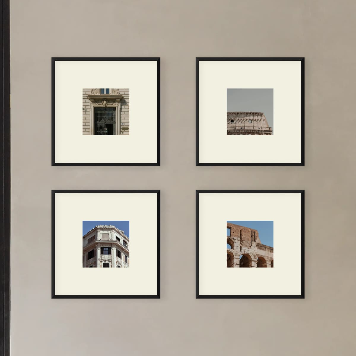 Photo wall 4 frames - Modern Geometry - main view