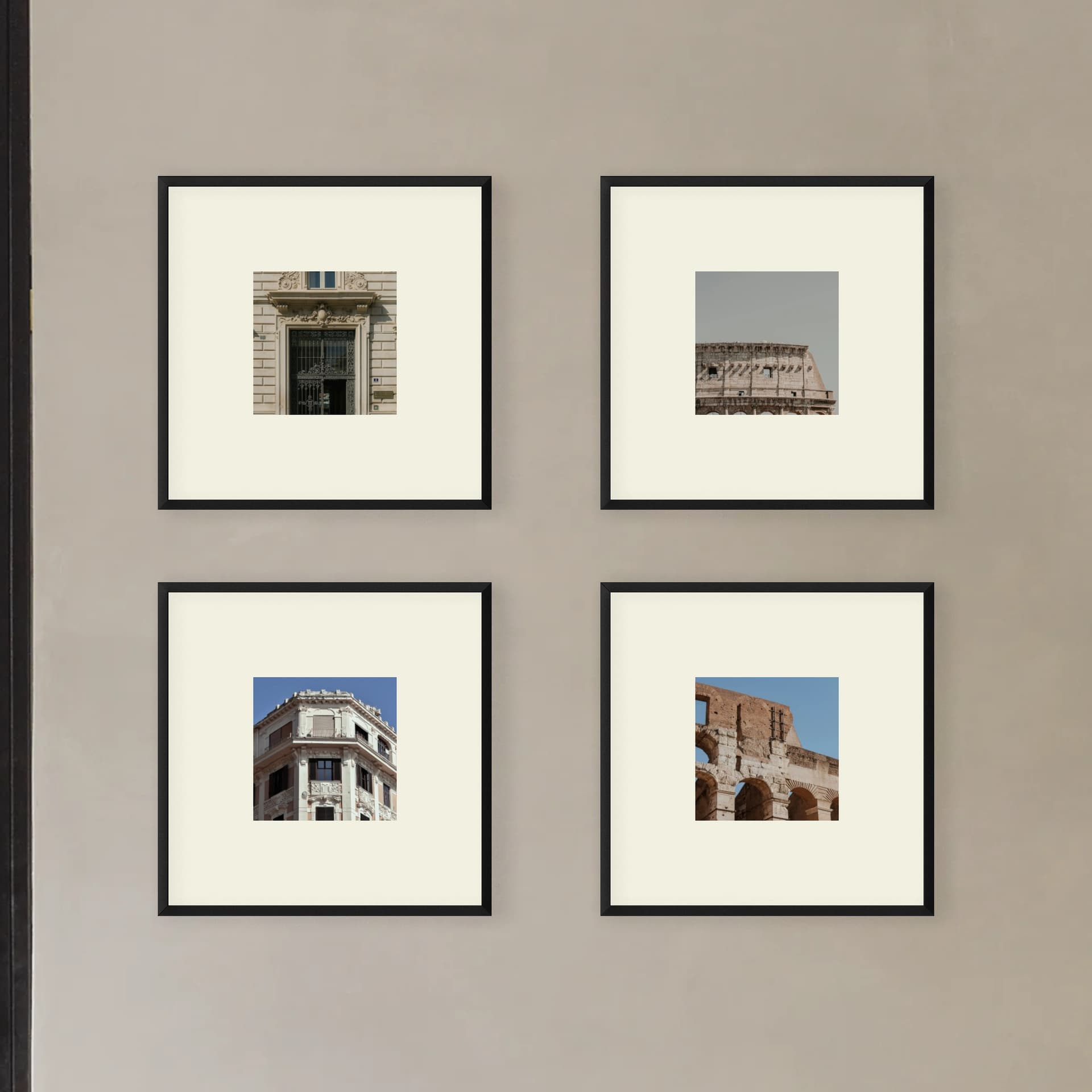 Photo wall 4 frames - Modern Geometry - main view