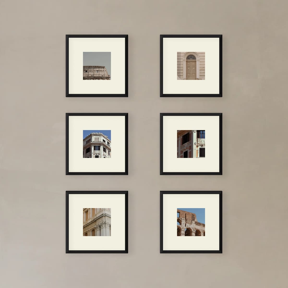 Photo wall 6 frames - Modern Geometry - main view