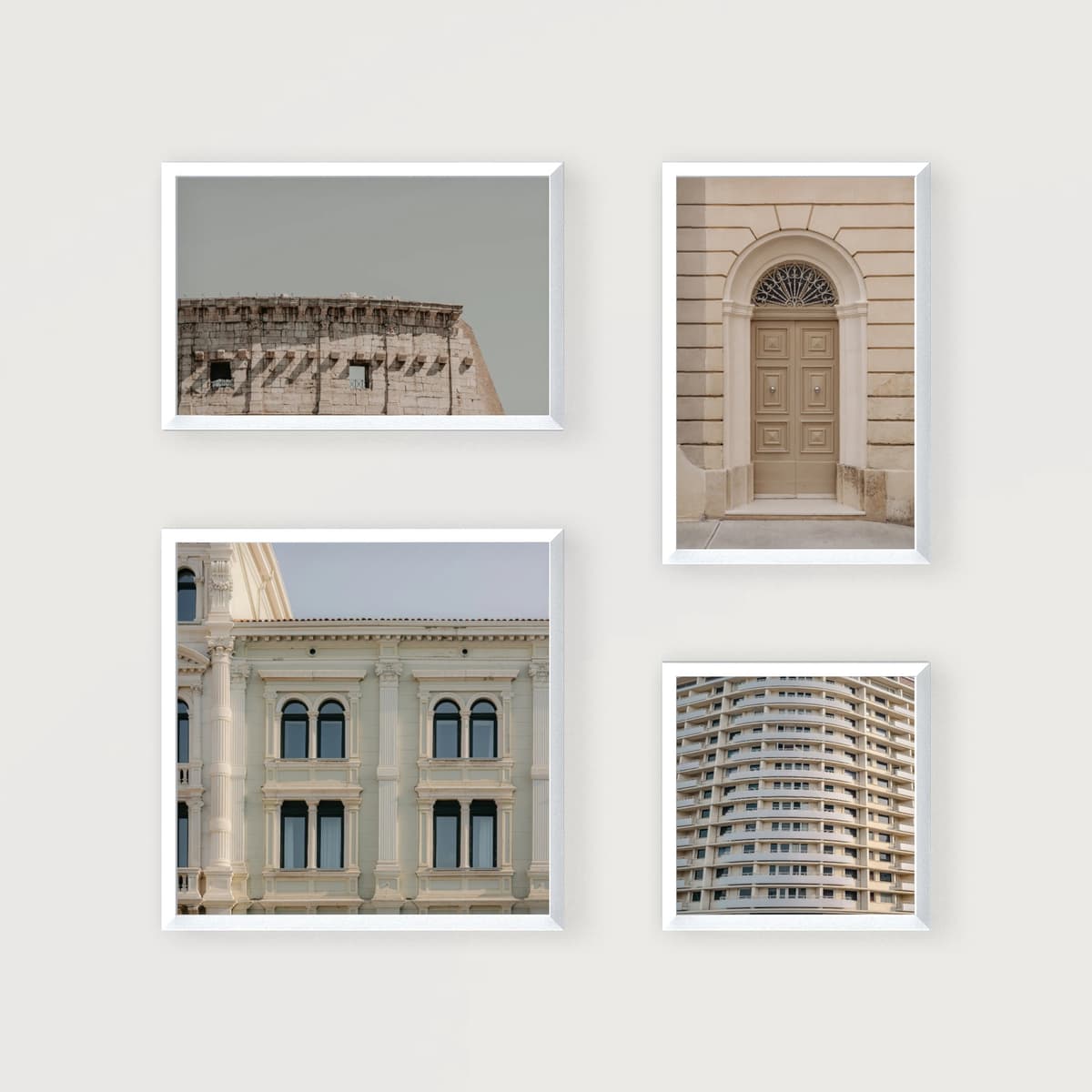 Photo wall 4 frames - Modular Layout - main view