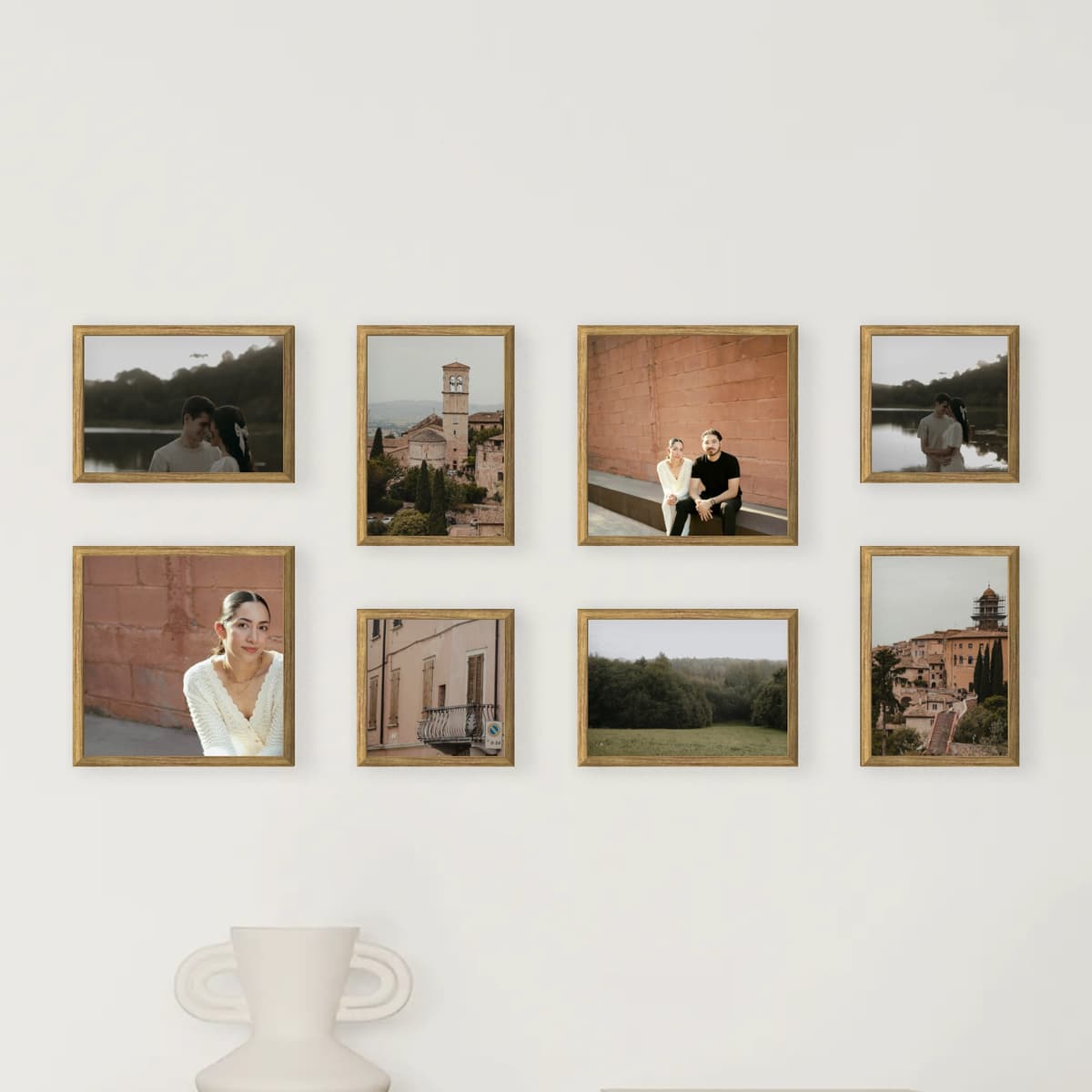 Photo wall 8 frames - Modular Light - main view