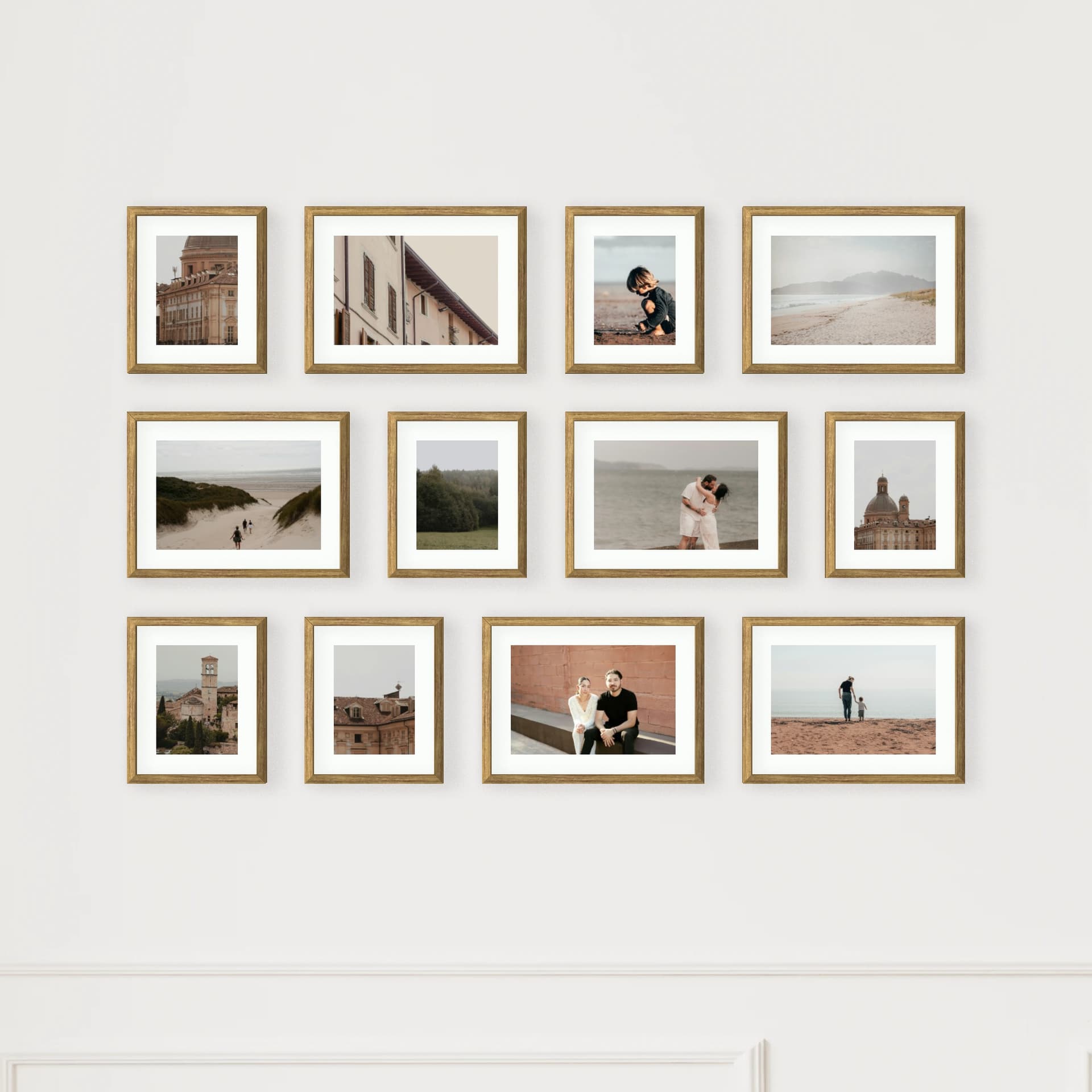 Photo wall 12 frames - Parallel Flow - main view