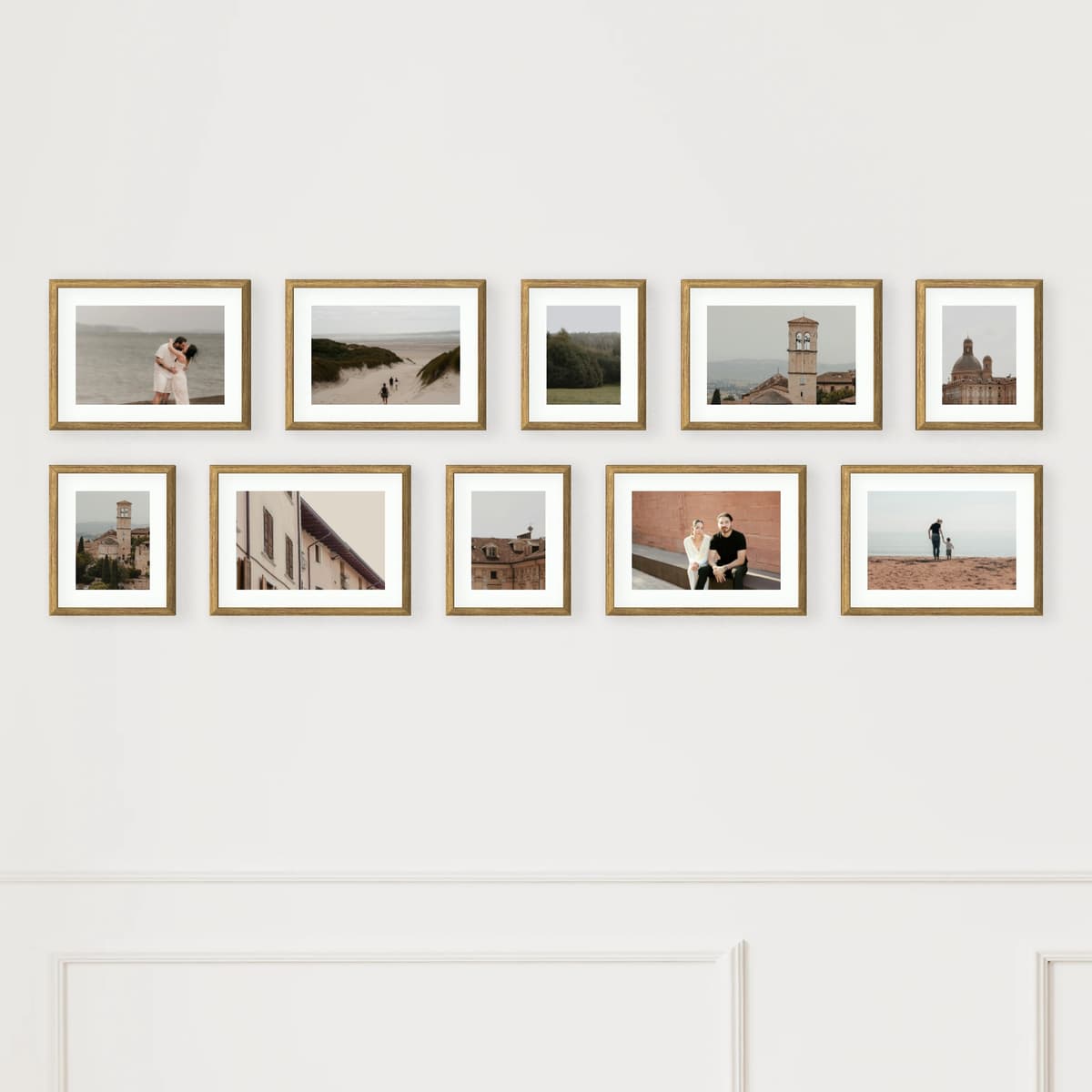 Photo wall 10 frames - Parallel Flow - main view