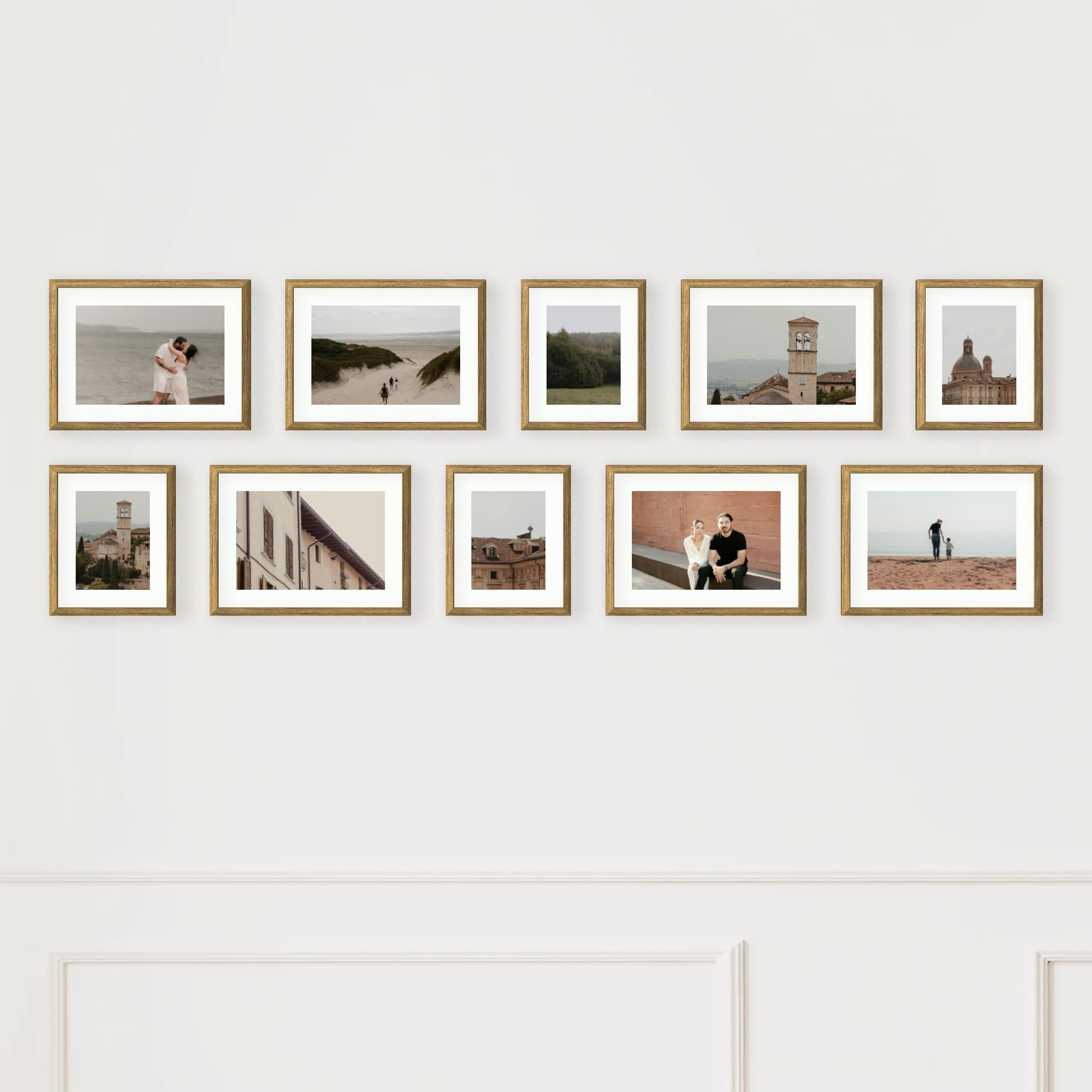 Photo wall 10 frames - Parallel Flow - main view