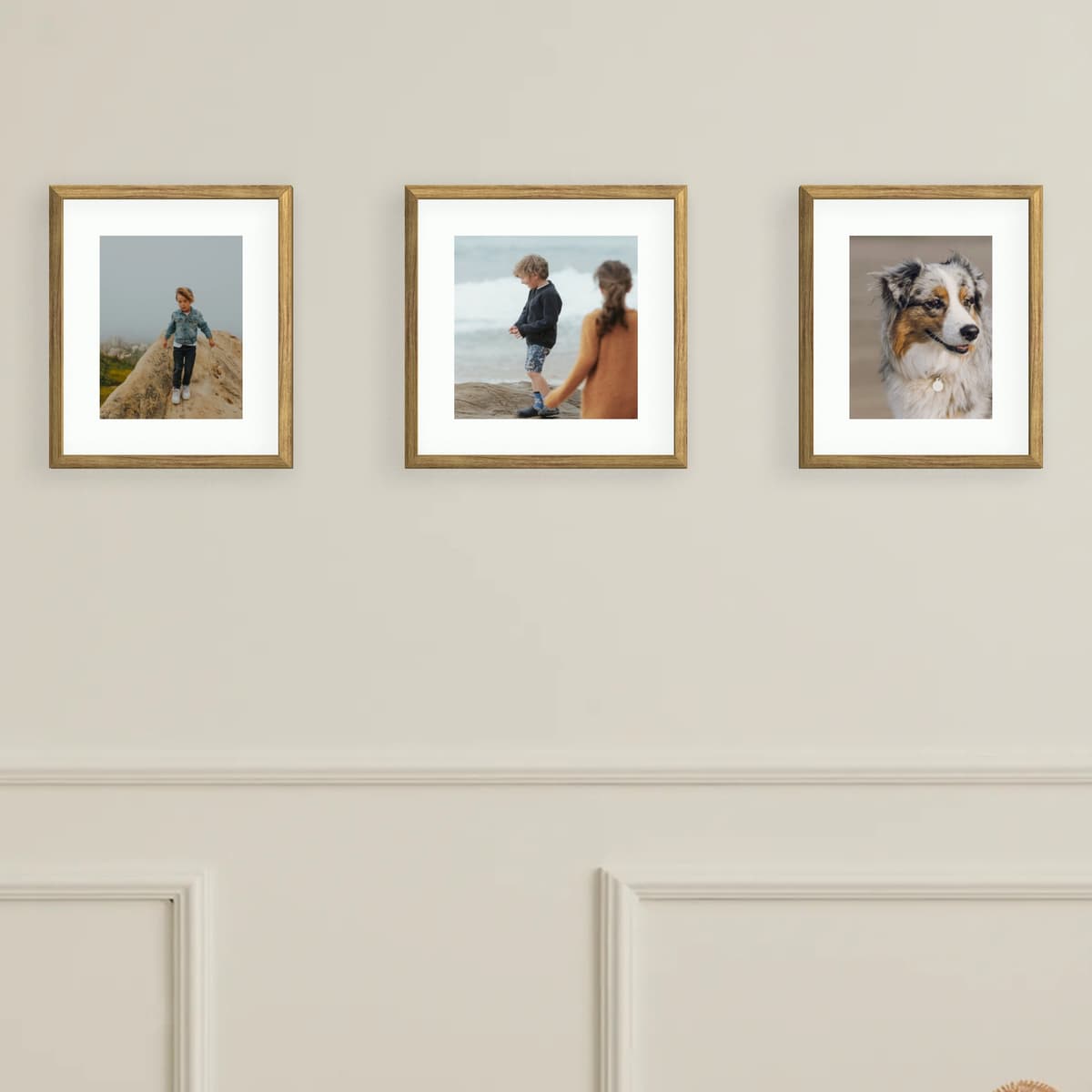 Photo wall 3 frames - Playful Line - main view