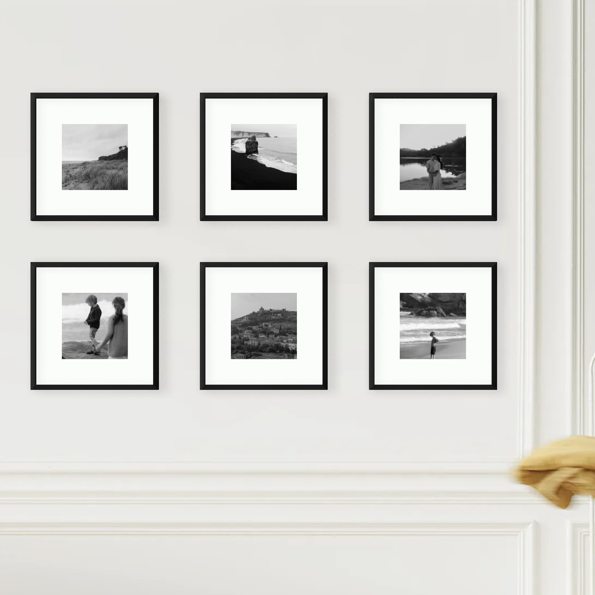 Photo wall 6 frames - Quiet Symmetry - main view