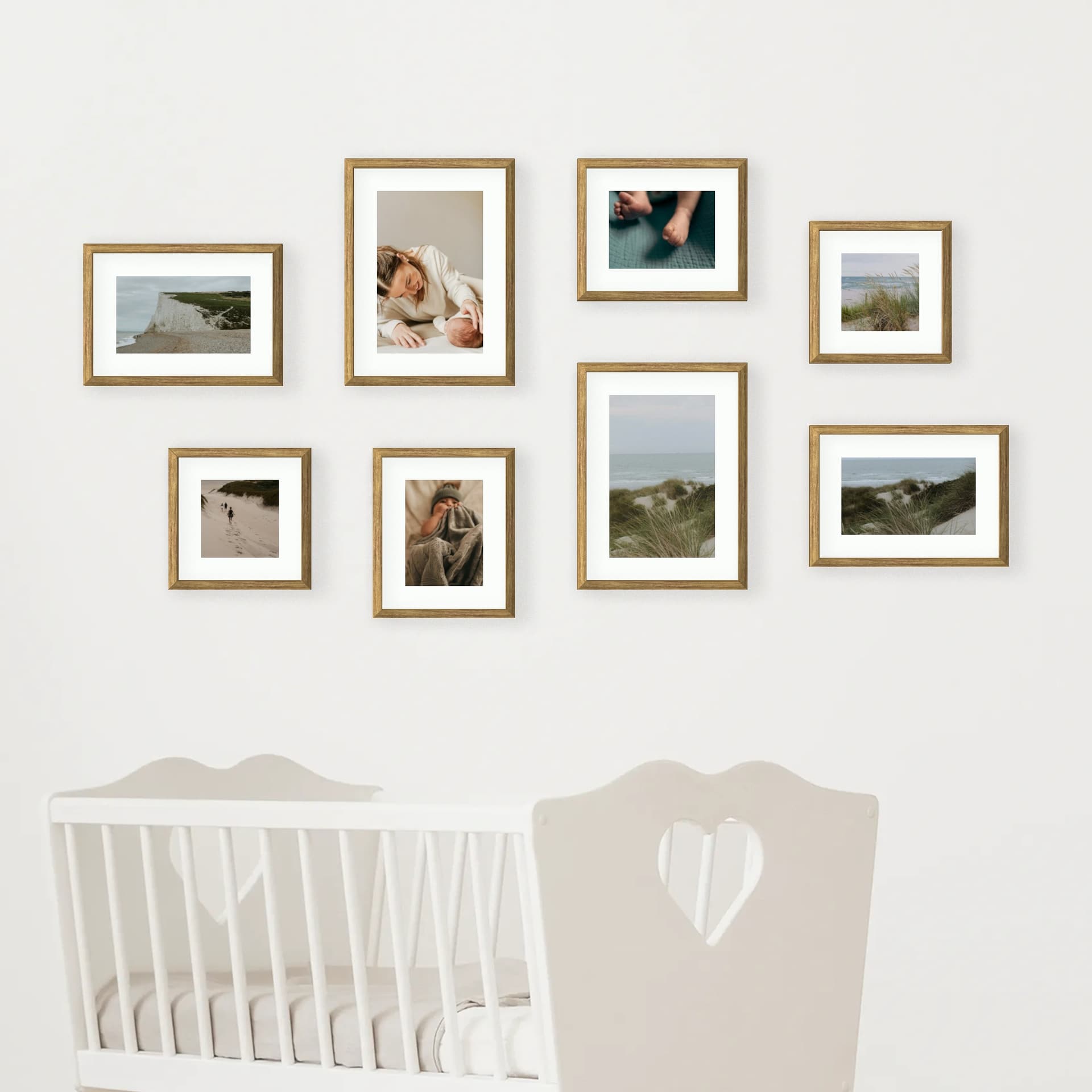 Photo wall 8 frames - Tender Nest - main view
