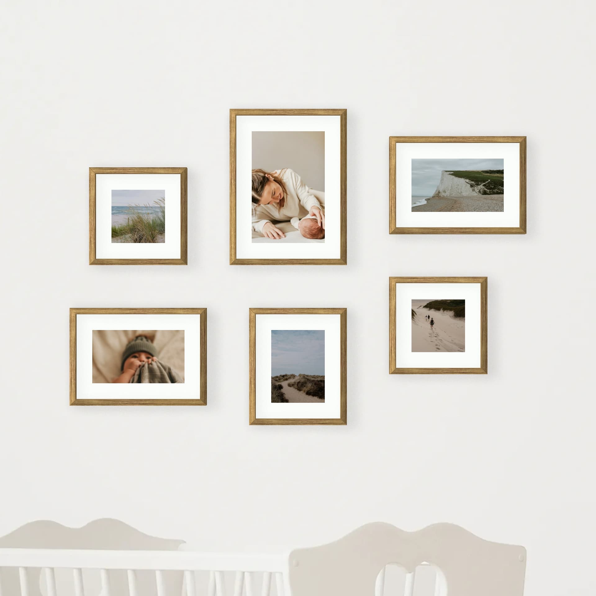 Photo wall 6 frames - Tender Nest - main view