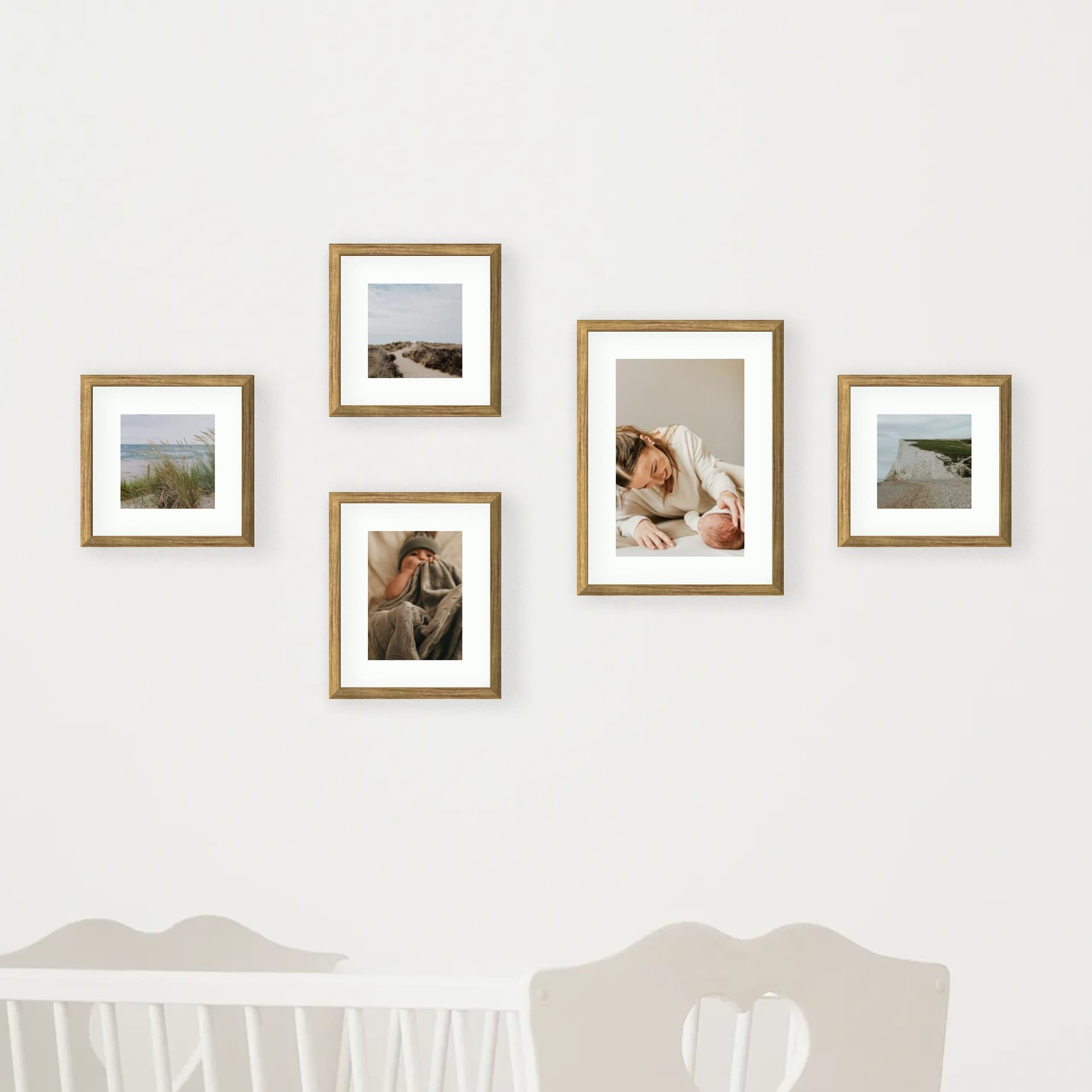 Photo wall 5 frames - Tender Nest - main view