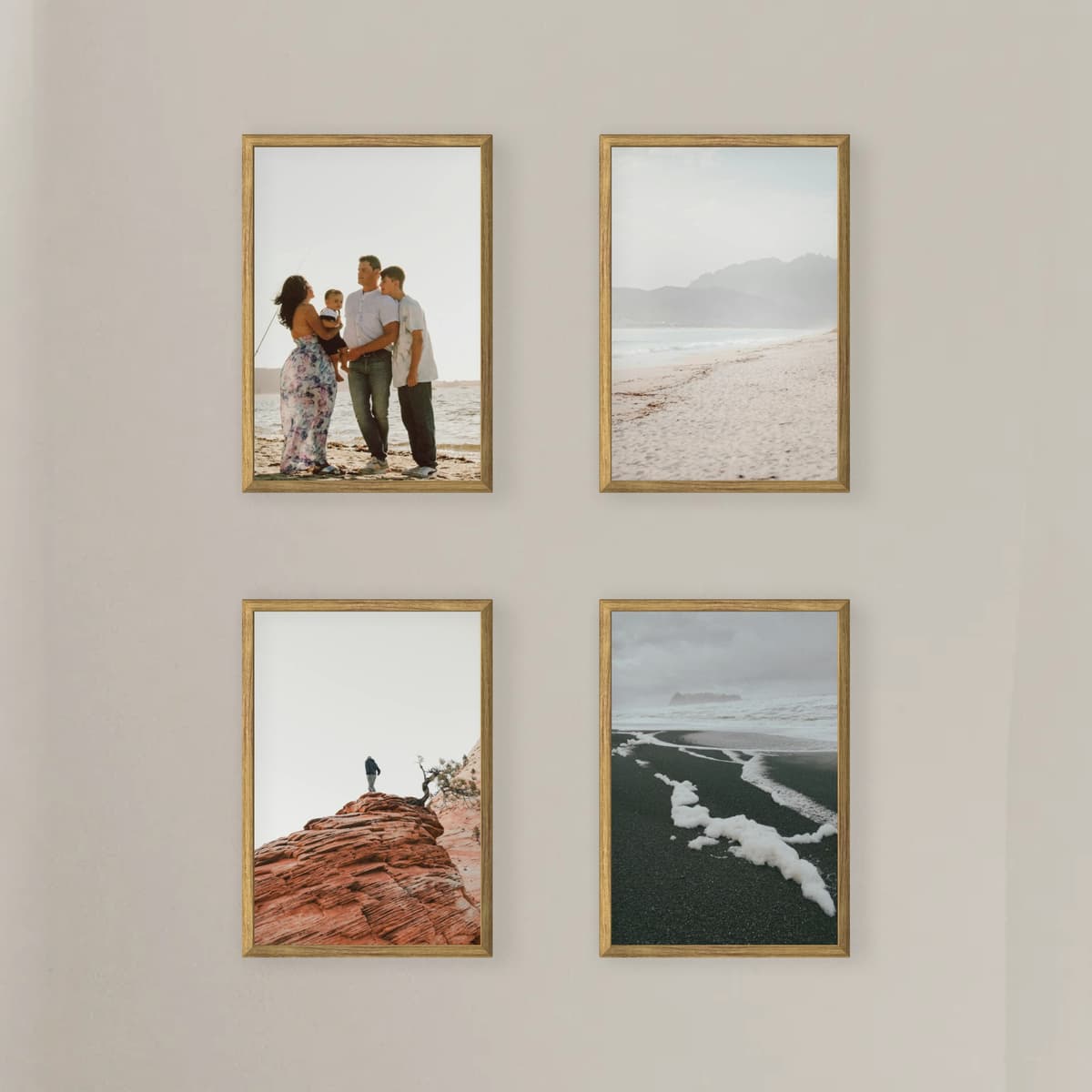 Photo wall 4 frames - Threshold Frames - main view