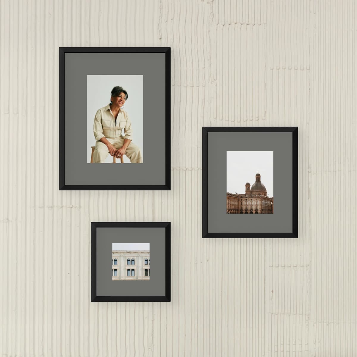 Photo wall 3 frames - Urban Steps - main view