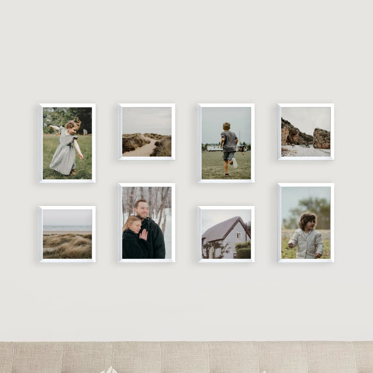 Photo wall 8 frames - Whispered Stories - main view