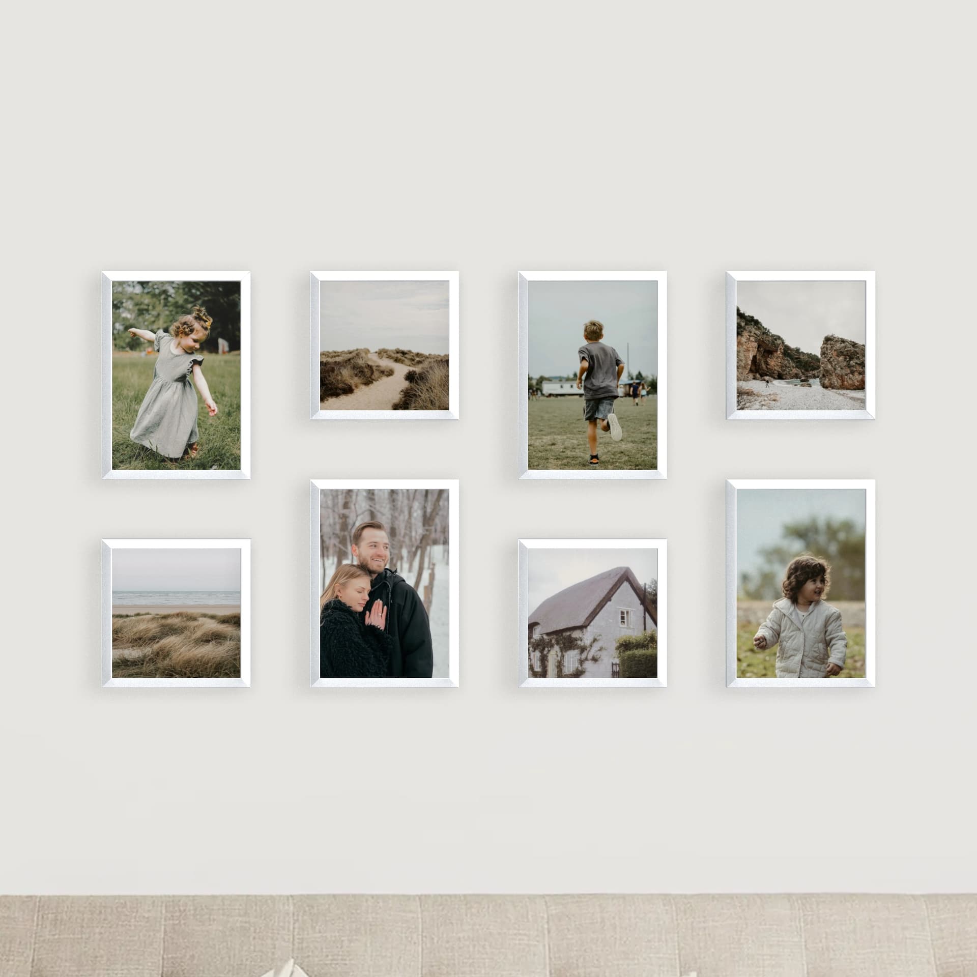 Photo wall 8 frames - Whispered Stories - main view